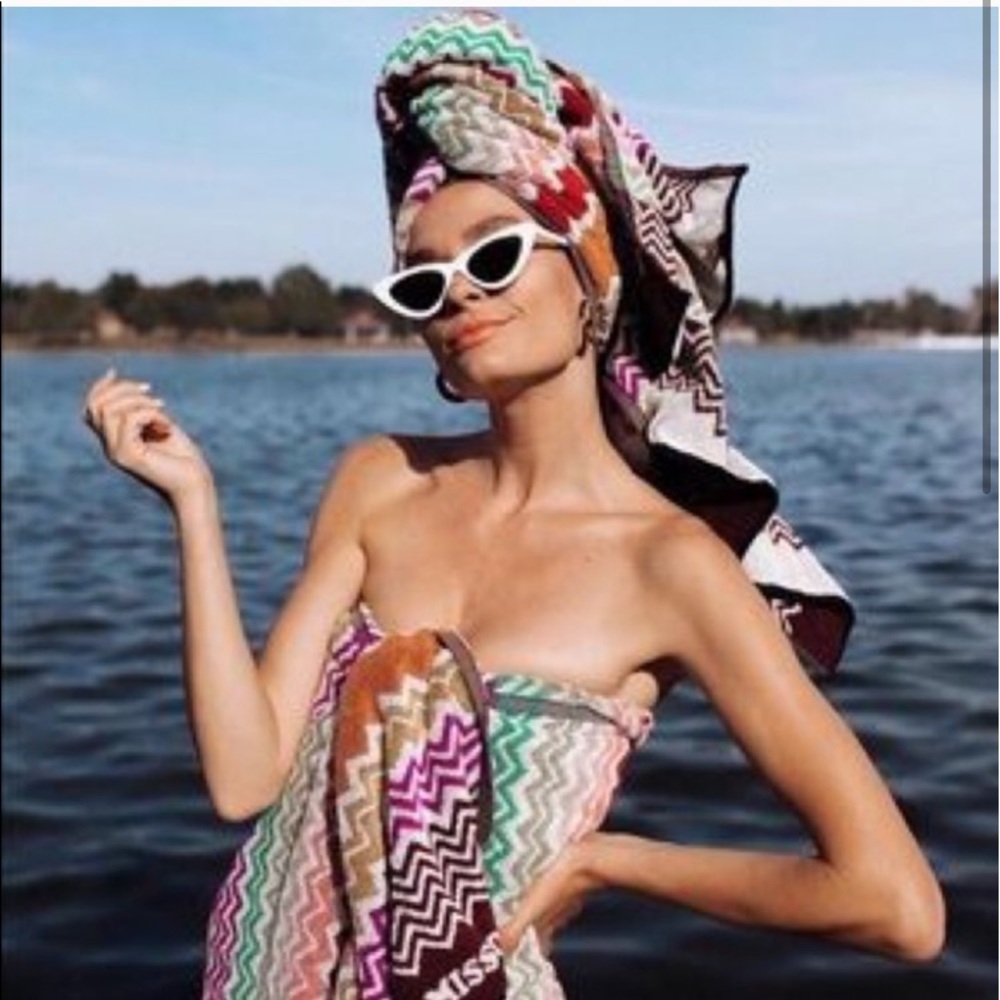 Missoni Home Rufus Terry 63” jumbo beach towel